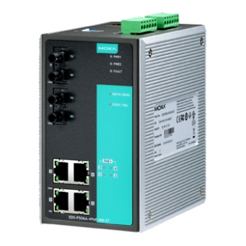 Коммутатор EDS-P506A-4PoE-MM-ST